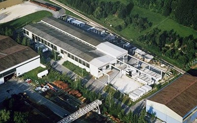 Luftaufnahme neues Werk Nürtingen 1970 Neues Werk 1970