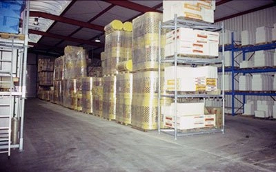 Dämmstofflagerhalle 1996 Neubau einer Baustoff Lagerhalle 1996
