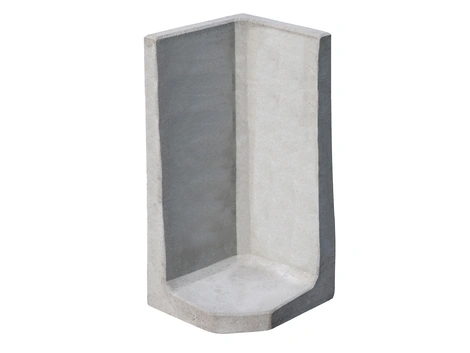 DIEPHAUS L-Stein-Ecke grau 100x50x50 cm | hagebau Gebr. Ott