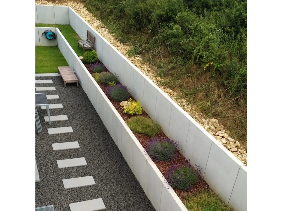 Hieber Winkelstütze grau, Sichtbeton, Lastfall 1 | hagebau Gebr. Ott